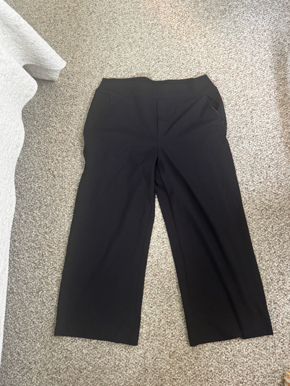 L.L. Bean Black Wide-Leg Women's Pants